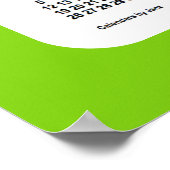 2023-2024イエローグリーンスクールのカレンダー ポスター (角)