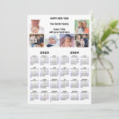 2023 - 2024カレンダーフォトコラージョモダンン シーズンカード (スタンド正面)