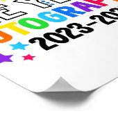 2023-2024年度学校の最終日のサイン ポスター (角)