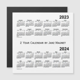 2023-2024白2年カレンダーby Janz Magnet