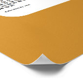 2023-2024金ゴールド2年壁カレンダーby Janz ポスター (角)