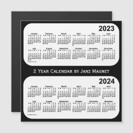 2023-2024 Janzによる白黒2年カレンダー