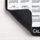 2023-2024 Janzによる白黒2年カレンダー マウスパッド (コーナー)