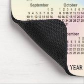 2023-2024 Rainbow Cloud School Calendar by Janz マウスパッド (コーナー)