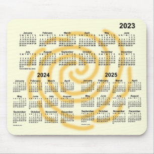 2023-2025サニー日3年カレンダーby Janz マウスパッド