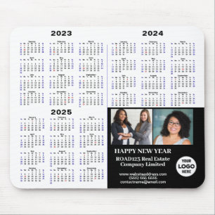 2023 - 2025ビジネスカレンダーモダンミニマル マウスパッド