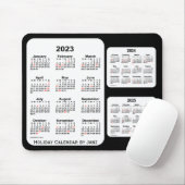 2023-2025黒3年ホリデーカレンダーby Janz マウスパッド (マウス)