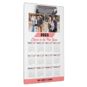 2023-2026カレンダーカスタム家族の写真モダン クリップボード (右)