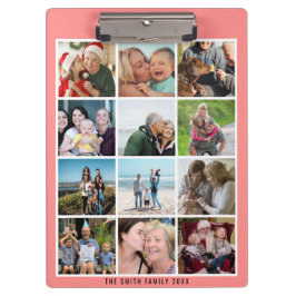 2023-2026カレンダーファミリー12フォトコラージュ クリップボード