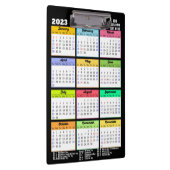 2023 - 2026カレンダー(祝日ありモダン) クリップボード (右)