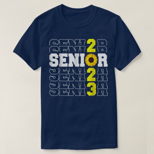 2023 23年ひまわり卒業シニアクラス Tシャツ (デザイン正面)