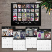 2023 - 24写真 – 1か月あたり2家族モダンの写真 カレンダー