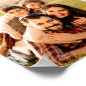 2023-24学校カレンダー6枚の写真パーソナライズされた ポスター (角)