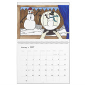 2023 A Collection of Artwork Calendar カレンダー (1月 2027)