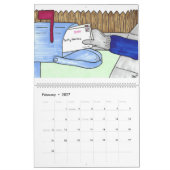2023 A Collection of Artwork Calendar カレンダー (2月 2027)
