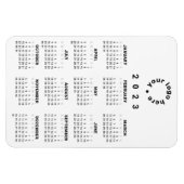 2023 At-A-Glanceカレンダー(ロゴ付きカスタム) マグネット (横)