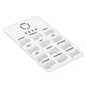 2023 At-A-Glanceカレンダー(ロゴ付きカスタム) マグネット (右側)