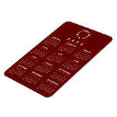 2023 At-A-Glanceカレンダー(ロゴ付きカスタム) マグネット (左側)