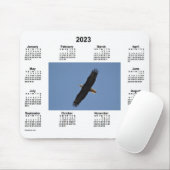 2023 Bald Eagle Calendar by Janz マウスパッド (マウス)