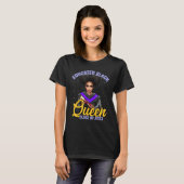 2023 Black Girl Graduation HBCU Purple Lavender Vi Tシャツ (正面フル)