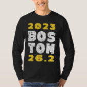2023 Boston 26 2 Miles Running Training Qualifier  Tシャツ (正面)