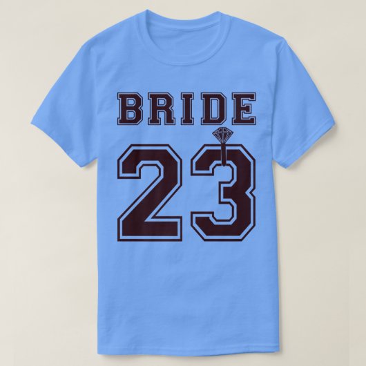 2023 Bride Engagement Bridal Shower Proposal Match Tシャツ (デザイン正面)