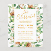 2023 BUDGETユーカリ写真卒業招待状 チラシ (裏面)