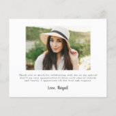 2023 Budget 2写真ありがとう卒業カード チラシ (裏面)