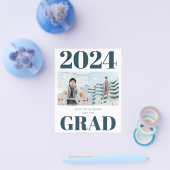 2023 BUDGET Blue モダン Script 2フォト招待状 チラシ (シングル)