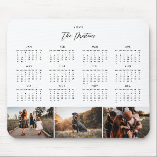2023 Calendar EDITABLE COLOR Photo Mousepad マウスパッド