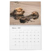 2023 California Sea Otters Wall Calendar カレンダー (2月 2027)