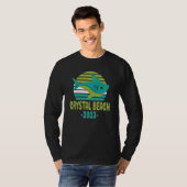 2023 Crystal Beach Texas Shark Tシャツ (正面フル)