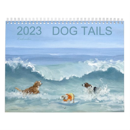 2023 Dog Tails Calendar カレンダー (カバー)