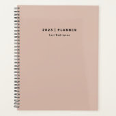 2023 Dusty Pink毎週いつでもスタート プランナー手帳 (正面)