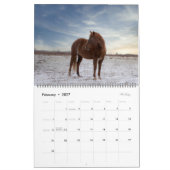 2023 Equine Photo Calendar カレンダー (2月 2027)