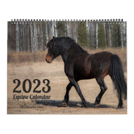 2023 Equine Photo Calendar カレンダー