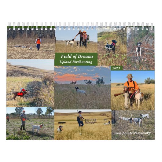 2023 Field of Dream Upland Birdhunting Calendar カレンダー (カバー)