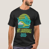 2023 Fort Lauderdale Florida Shark Tシャツ (正面)