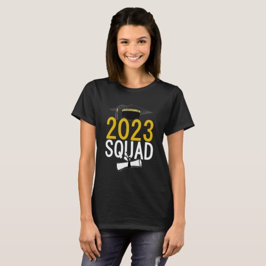 2023 Graduation Squad Funny Graduation Day School  Tシャツ (正面フル)