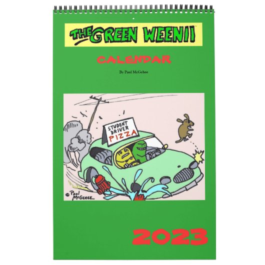 2023 Green Weenii Calendar カレンダー (カバー)