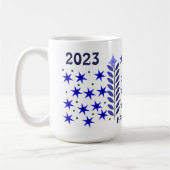 2023 HAPPY NEW YEAR MUG GIFT 祝 ANYONE コーヒーマグカップ (左)