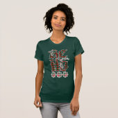 2023 Hello Winter Holiday Scotland Pattern Tシャツ (正面フル)