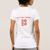 2023 Hello Winter Holiday Scotland Pattern Tシャツ (裏面)