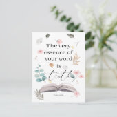 2023 JW年文字詩篇119:160 ポストカード (スタンド正面)