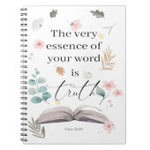 2023 JW year text Psalm 119:160 ノートブック (正面)