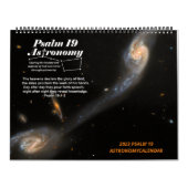 2023 LARGE Psalm 19 Astronomy SocietyカレンダーR2 カレンダー (カバー)