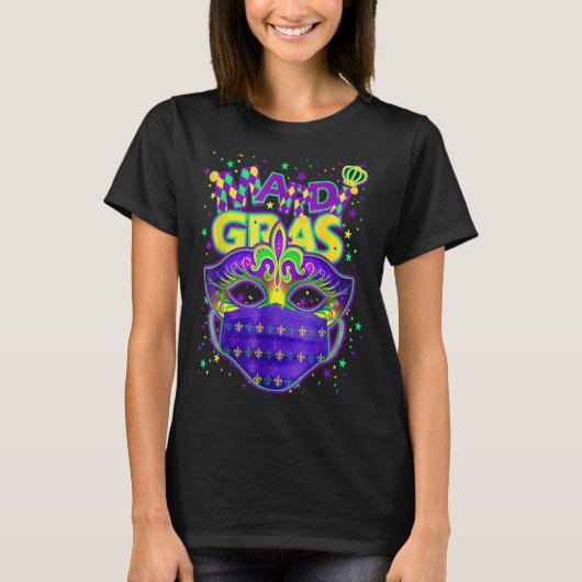 2023 Mardi Gras衣装Mardi Gras 2023検疫 Tシャツ (正面)