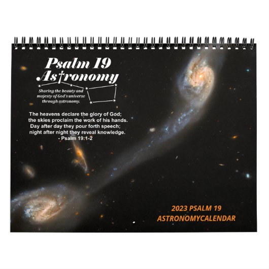 2023 MEDIUM Psalm 19 Astronomy Society Calendar  カレンダー (カバー)