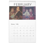 2023 Modern Family 24 Photo - black white minimal カレンダー (2月 2026)