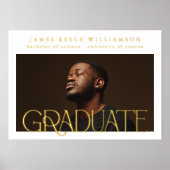 2023 MODERN GOLD GRADUATE Photo CLASS 箔ポスター (正面)